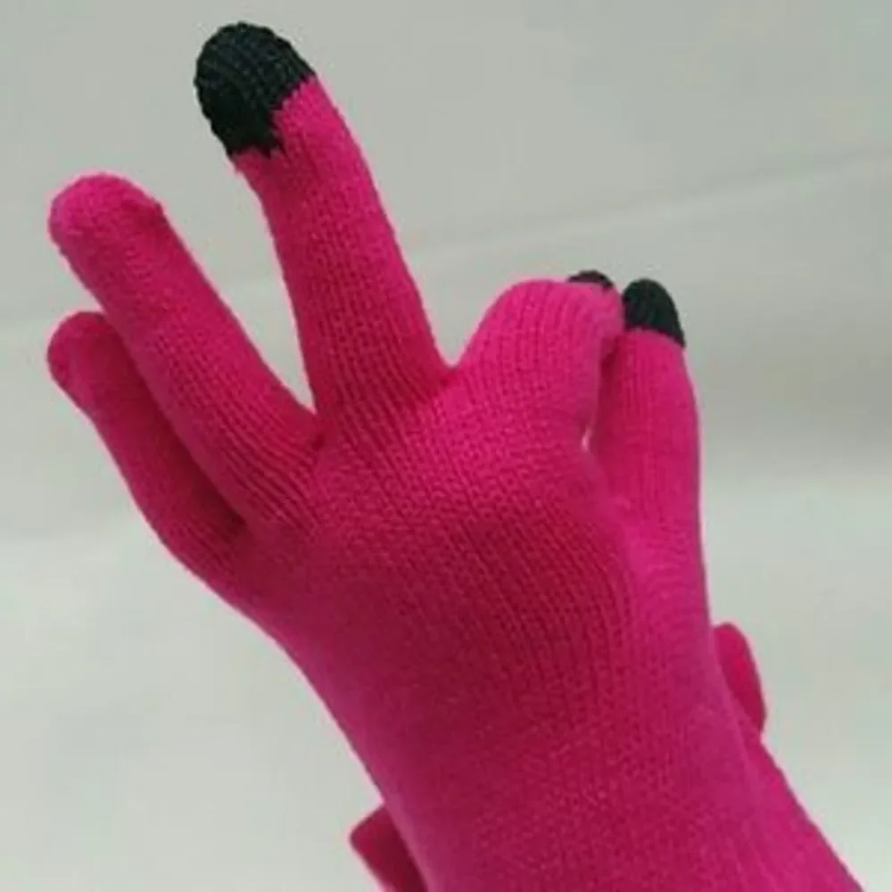 Women Knit Gloves w/ Active Fingertips